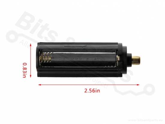 Battery holder AAA Penlite x 3 cylinder for flashlights (4.5V) 